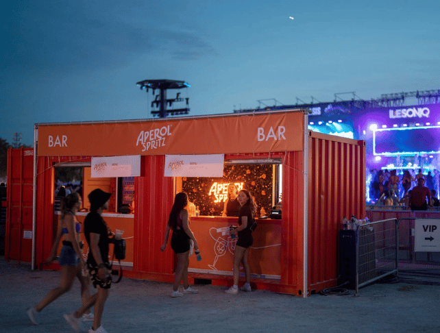 aperol spritz experiential marketing with limelight