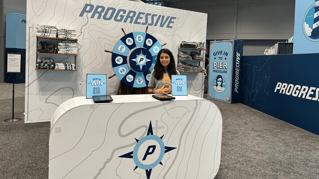 progressive booth tradeshow contest